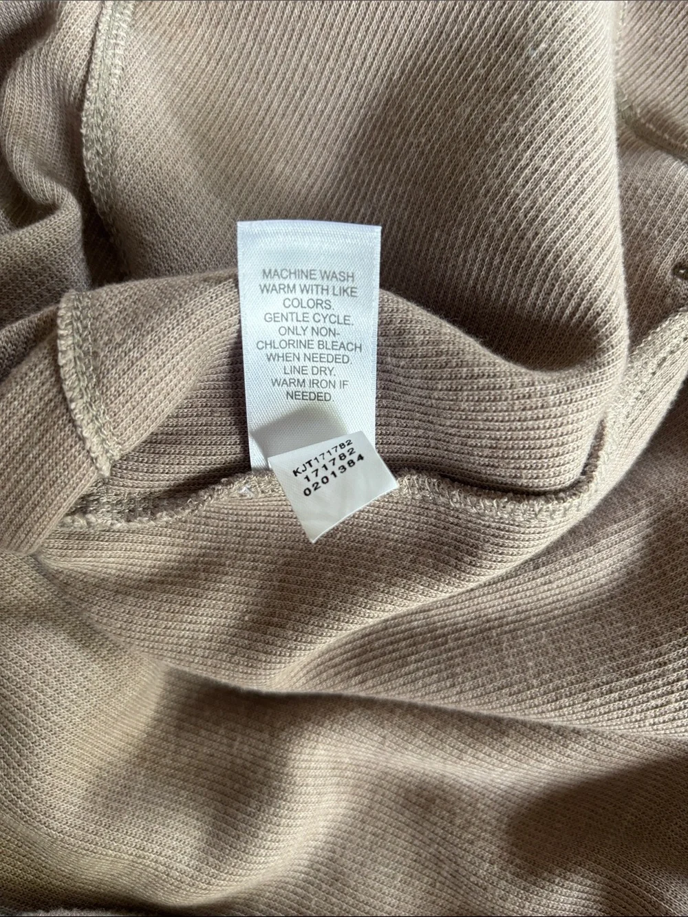 J. Jill Taupe Wrap-Front Cardigan with Side Tie